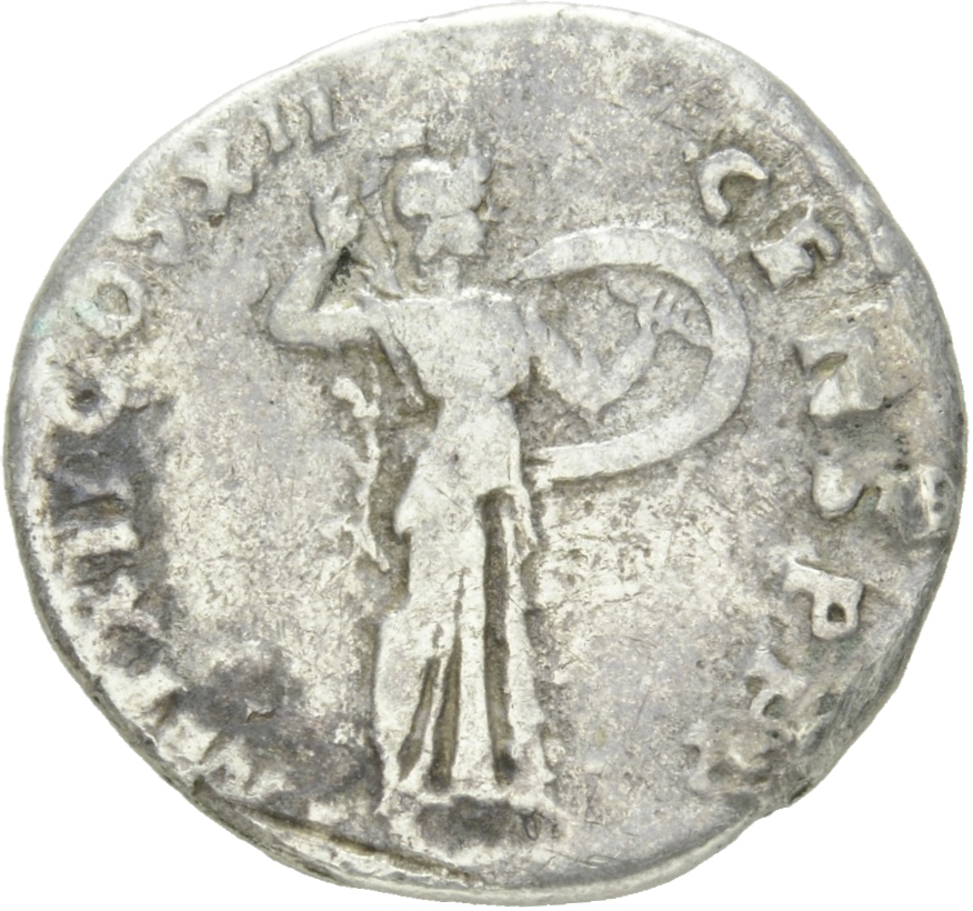 RIC II, Part 1 (second edition) Domitian 435 Domitian reverse, Minerva advancing right, holding spear and shield