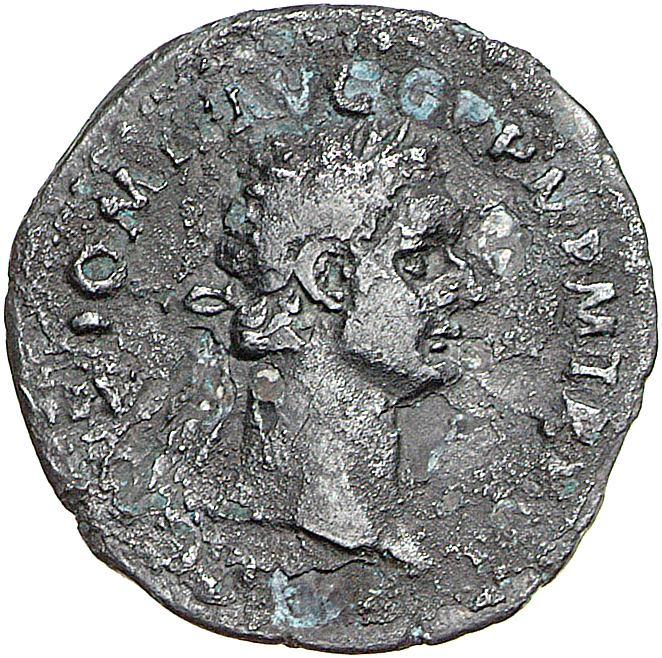 RIC II, Part 1 (second edition) Domitian 451 Domitian obverse, Head of Domitian, laureate, right