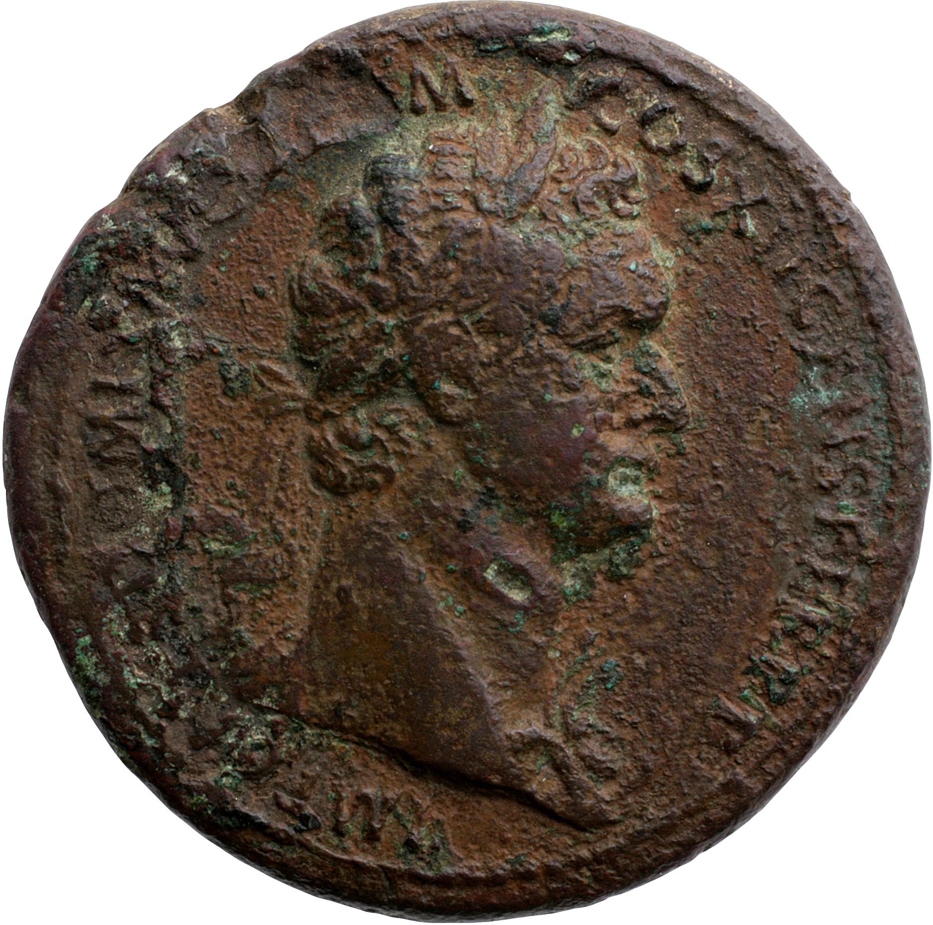 RIC II, Part 1 (second edition) Domitian 468 Domitian obverse, Bust of Domitian, laureate, right with aegis