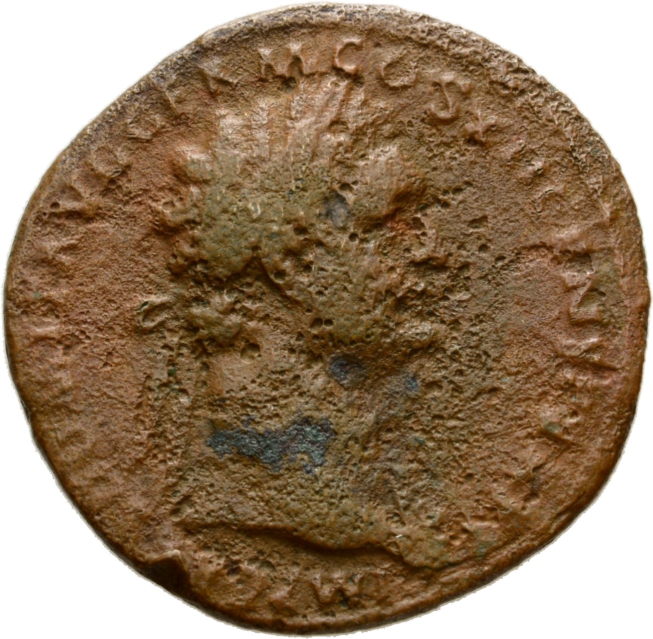 RIC II, Part 1 (second edition) Domitian 488 Domitian obverse, Bust of Domitian, laureate, right with aegis