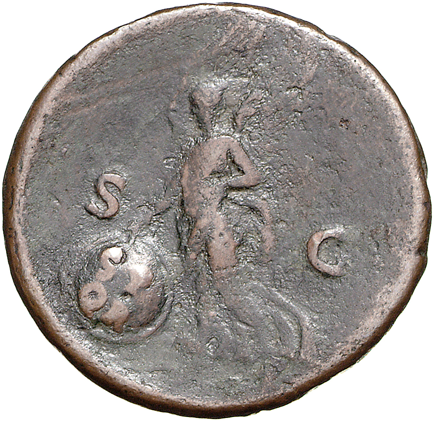 RIC II, Part 1 (second edition) Domitian 497 Domitian reverse, Victory advancing left, holding shield inscribed S P Q R