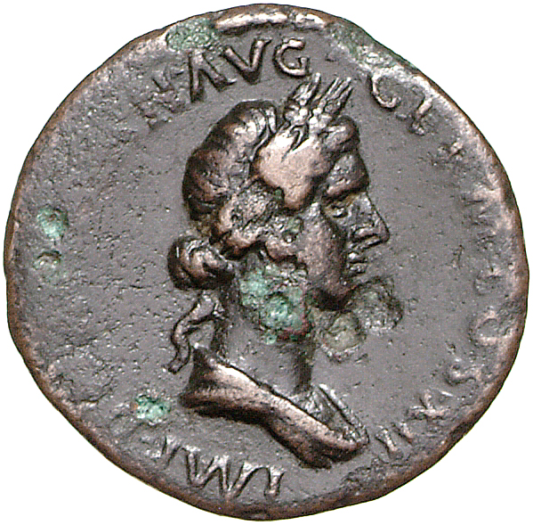 RIC II, Part 1 (second edition) Domitian 502A Domitian obverse, Bust of Ceres, draped, right