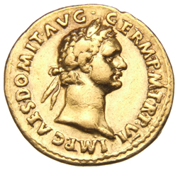 RIC II, Part 1 (second edition) Domitian 513 Domitian obverse, Head of Domitian, laureate, right