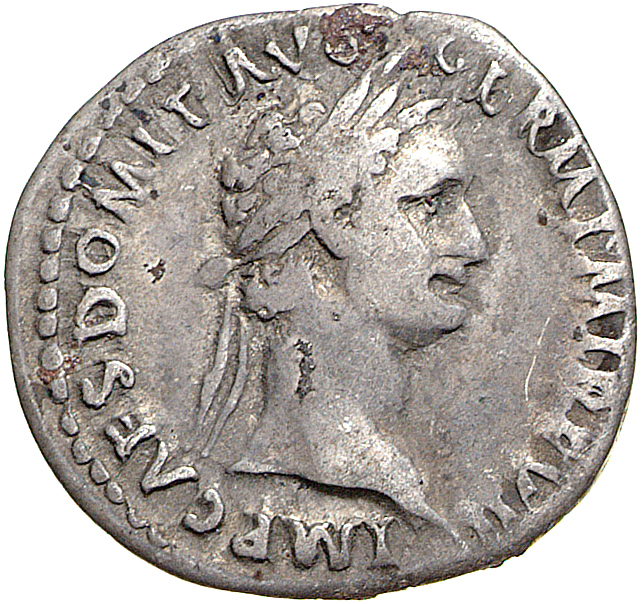 RIC II, Part 1 (second edition) Domitian 519 Domitian obverse, Head of Domitian, laureate, right