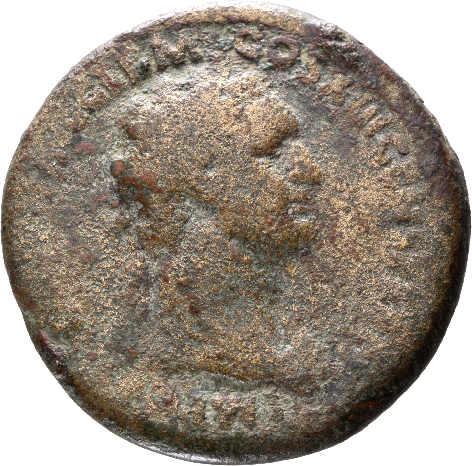 RIC II, Part 1 (second edition) Domitian 528 Domitian obverse, Bust of Domitian, laureate, right with aegis
