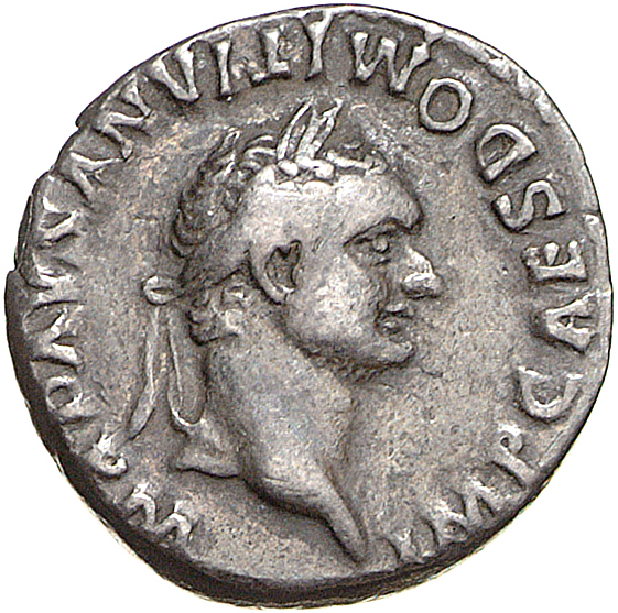 RIC II, Part 1 (second edition) Domitian 54 Domitian obverse, Head of Domitian, laureate, right