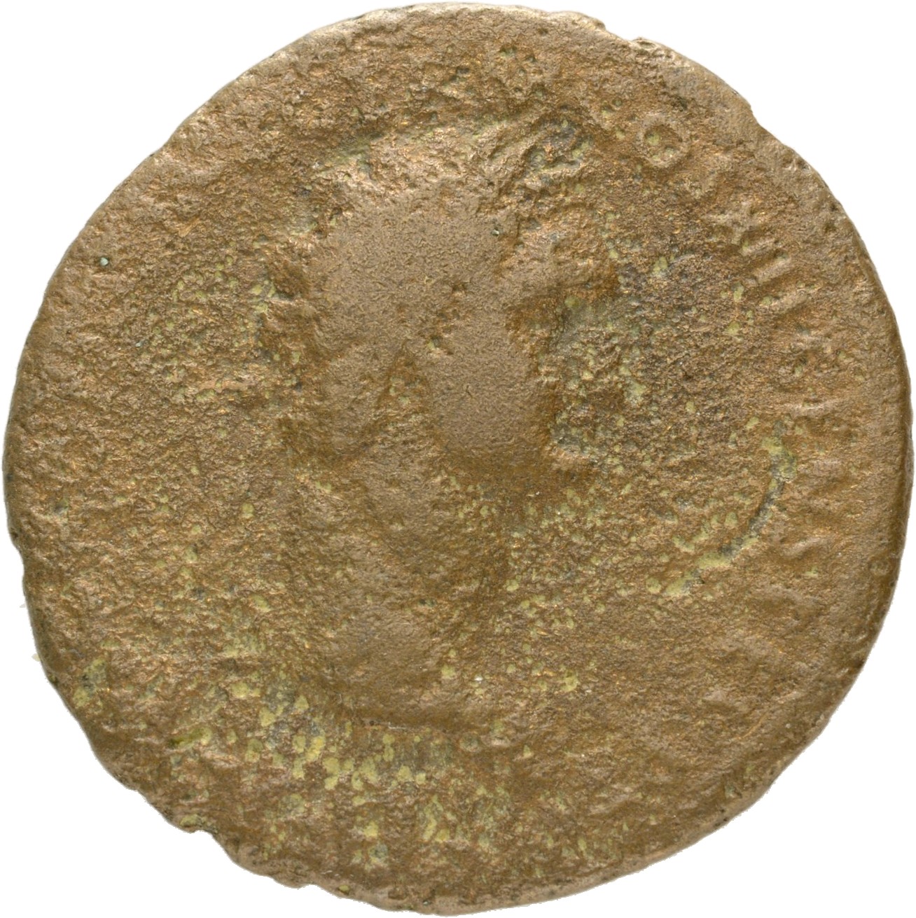 RIC II, Part 1 (second edition) Domitian 545 Domitian obverse, Bust of Domitian, laureate, right with aegis