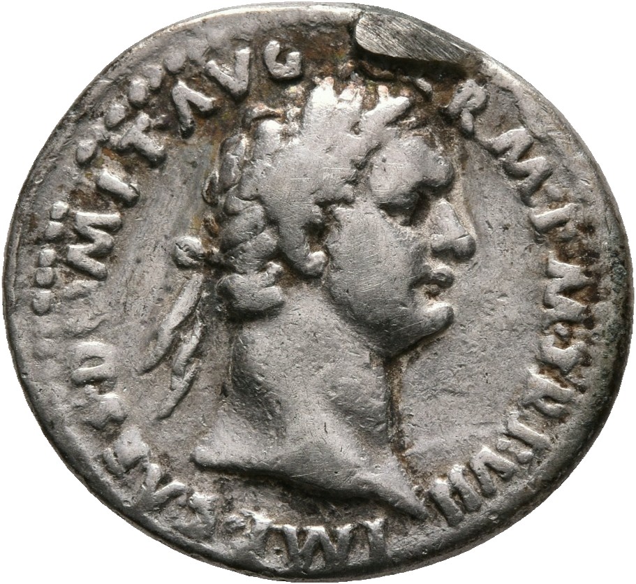 RIC II, Part 1 (second edition) Domitian 555 Domitian obverse, Head of Domitian, laureate, right