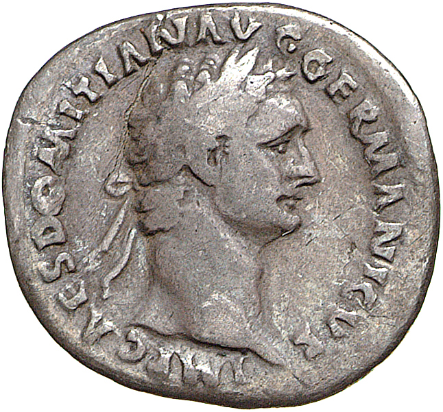 RIC II, Part 1 (second edition) Domitian 564 Domitian obverse, Head of Domitian, laureate, right