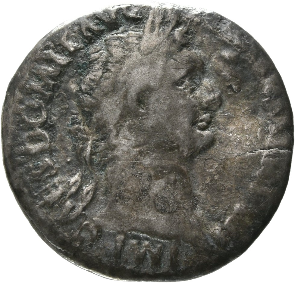 RIC II, Part 1 (second edition) Domitian 572 Domitian obverse, Head of Domitian, laureate, right