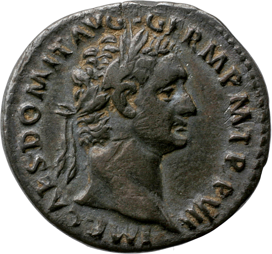 RIC II, Part 1 (second edition) Domitian 580 Domitian obverse, Head of Domitian, laureate, right