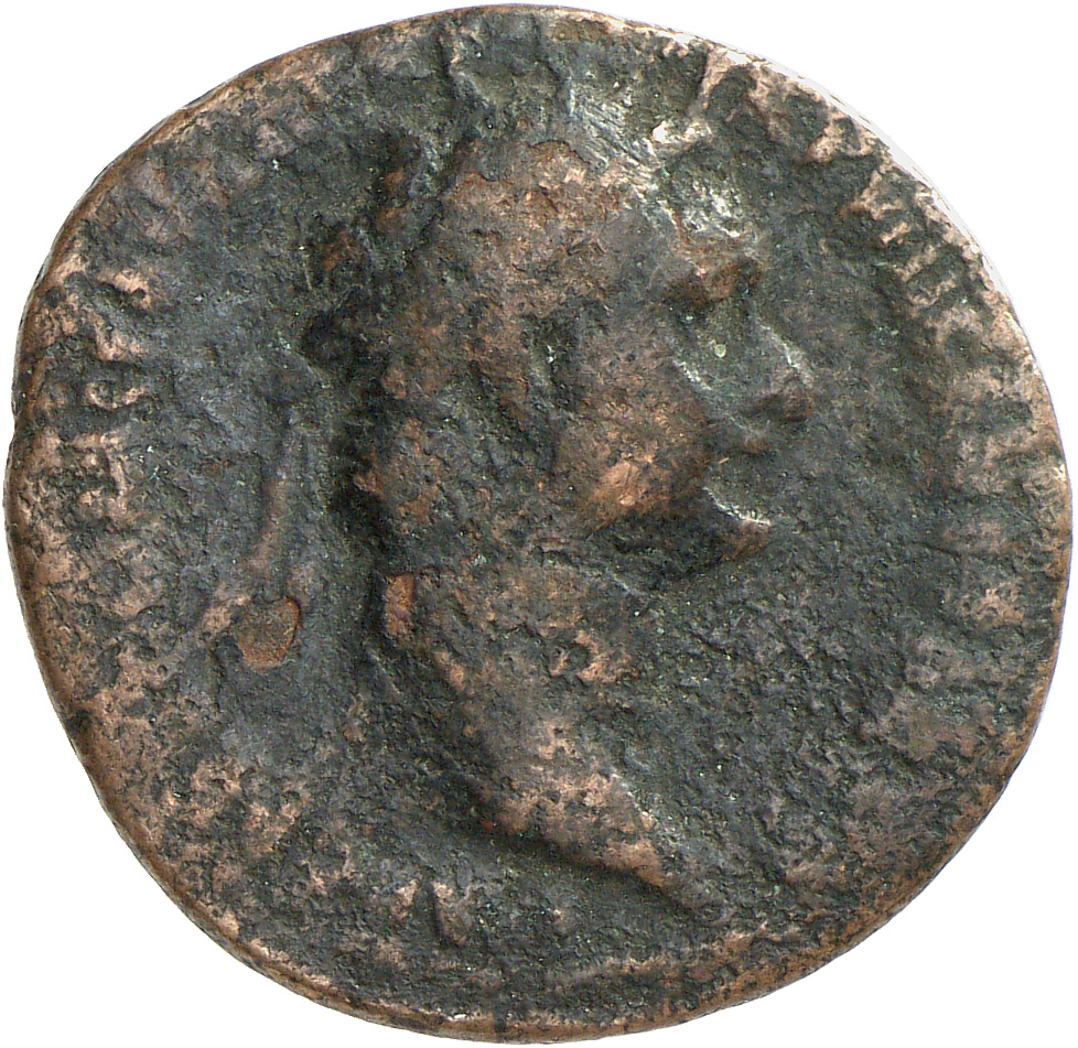 RIC II, Part 1 (second edition) Domitian 623 Domitian obverse, Head of Domitian, laureate, right