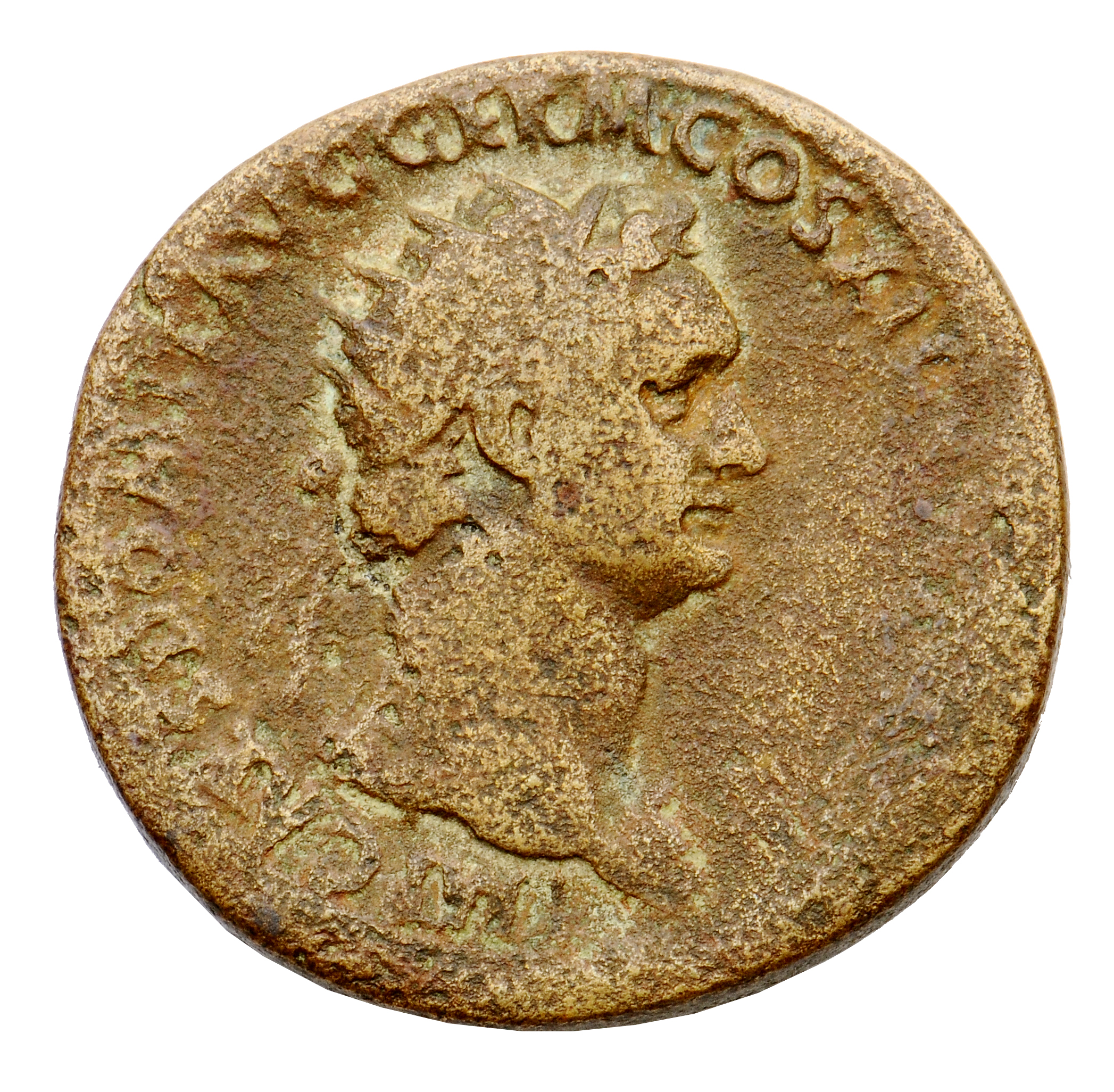 RIC II, Part 1 (second edition) Domitian 644 Domitian obverse, Head of Domitian, radiate, right