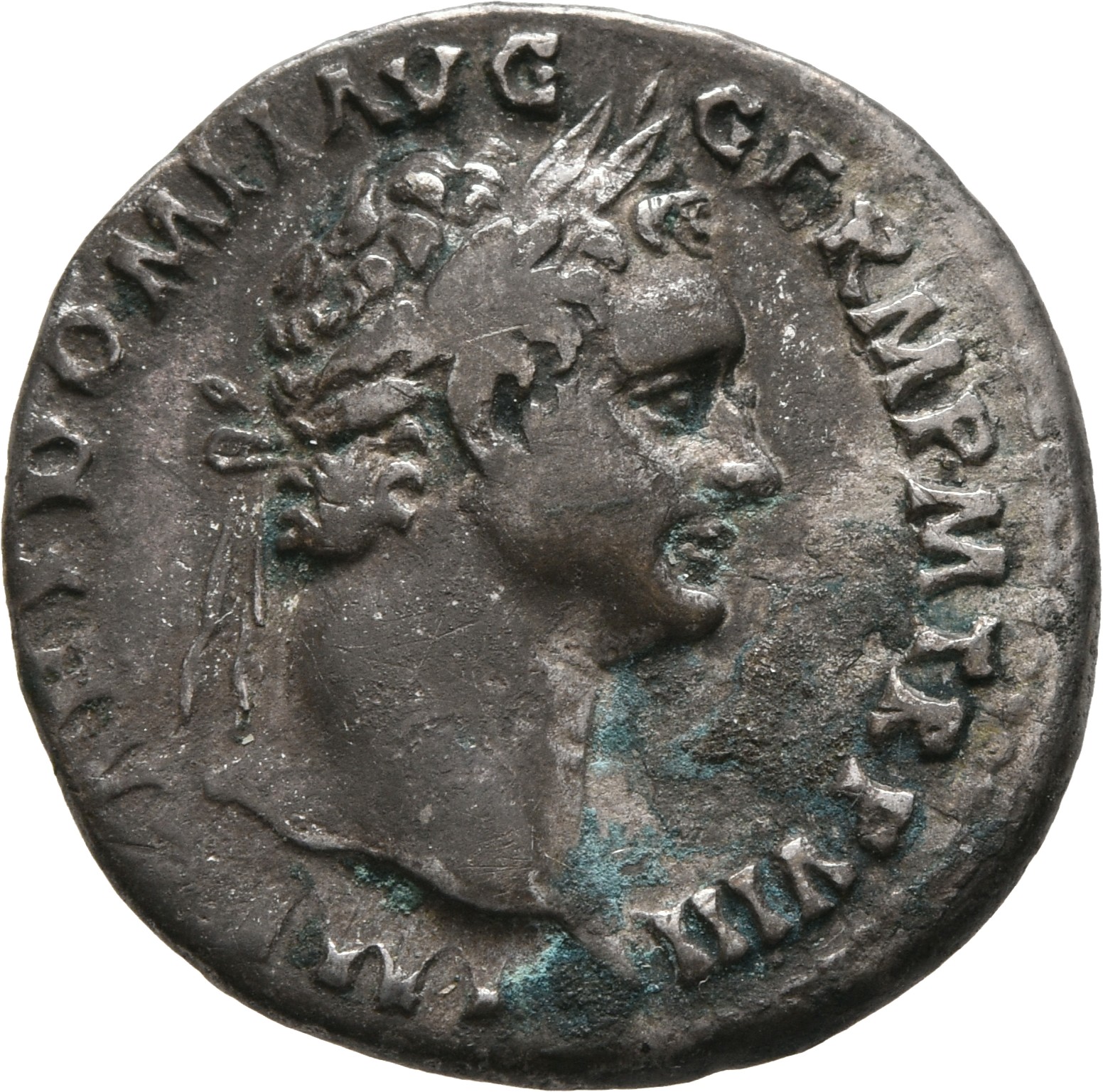 RIC II, Part 1 (second edition) Domitian 656 Domitian obverse, Head of Domitian, laureate, right