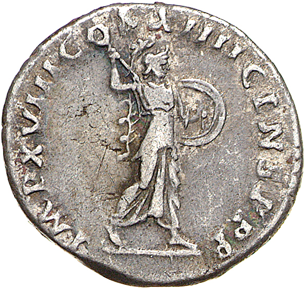RIC II, Part 1 (second edition) Domitian 663 Domitian reverse, Minerva advancing right, holding spear and shield