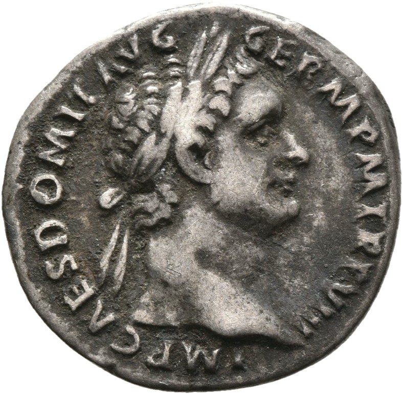RIC II, Part 1 (second edition) Domitian 667 Domitian obverse, Head of Domitian, laureate, right