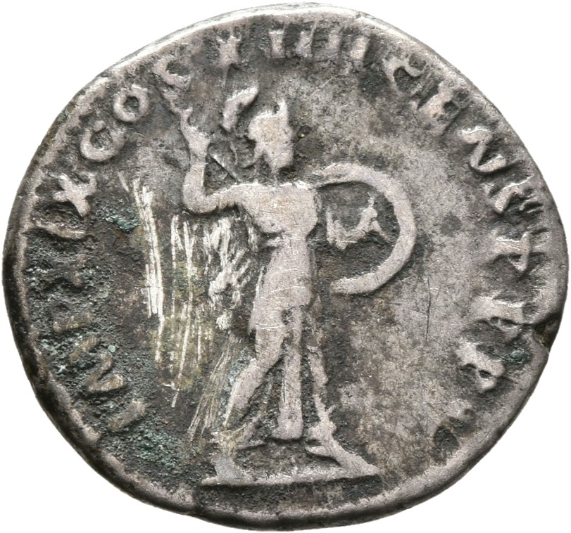 RIC II, Part 1 (second edition) Domitian 667 Domitian reverse, Minerva advancing right, holding spear and shield