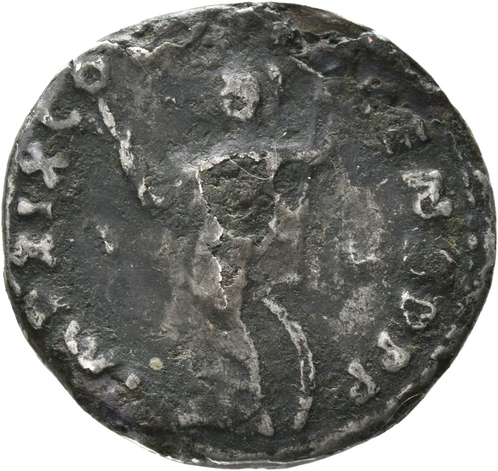 RIC II, Part 1 (second edition) Domitian 669 Domitian reverse, Minerva standing left, holding thunderbolt and spear; shiel...