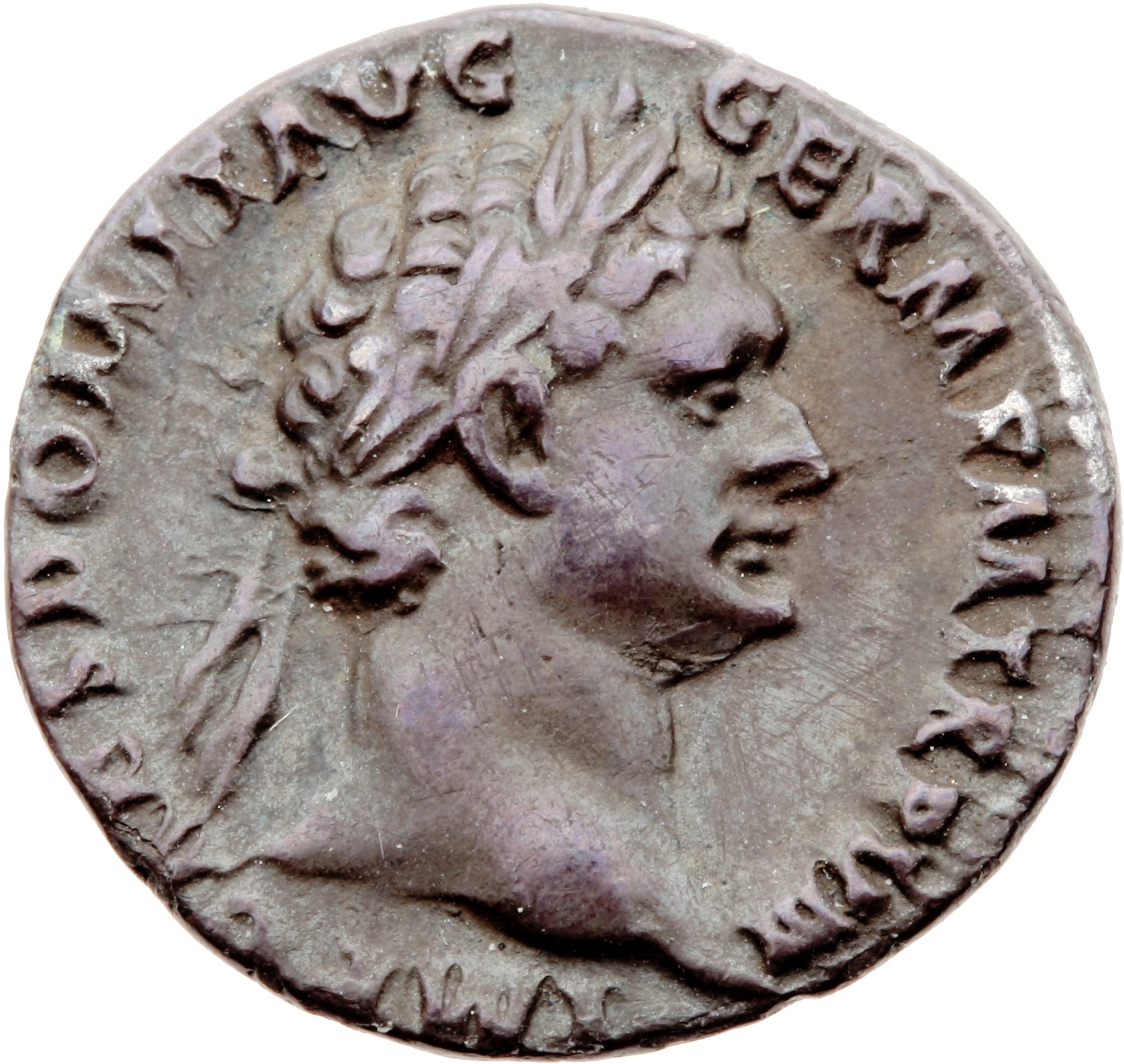 RIC II, Part 1 (second edition) Domitian 669 Domitian obverse, Head of Domitian, laureate, right