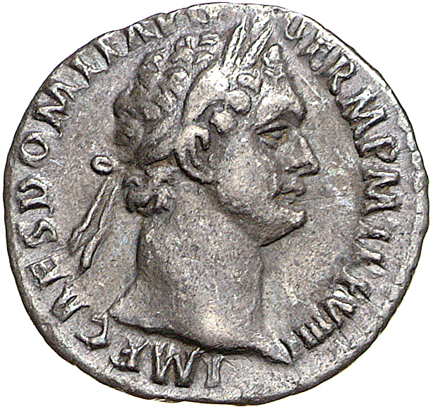 RIC II, Part 1 (second edition) Domitian 686 Domitian obverse, Head of Domitian, laureate, right