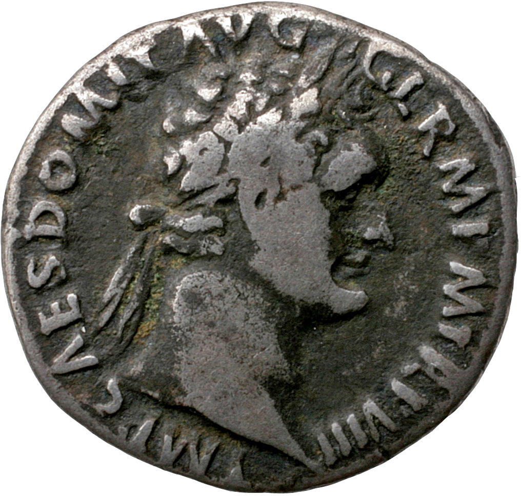 RIC II, Part 1 (second edition) Domitian 687 Domitian obverse, Head of Domitian, laureate, right