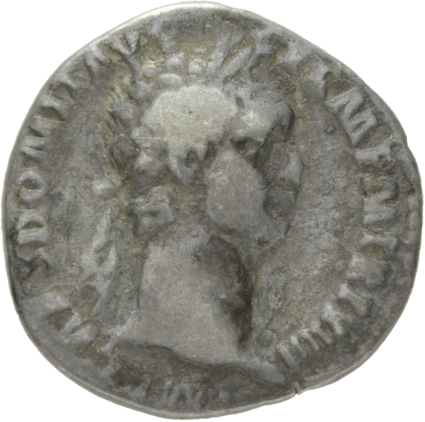 RIC II, Part 1 (second edition) Domitian 691 Domitian obverse, Head of Domitian, laureate, right