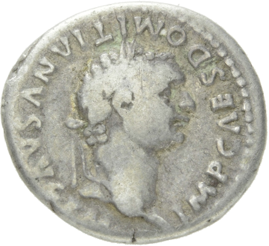 RIC II, Part 1 (second edition) Domitian 70 Domitian obverse, Head of Domitian, laureate, right