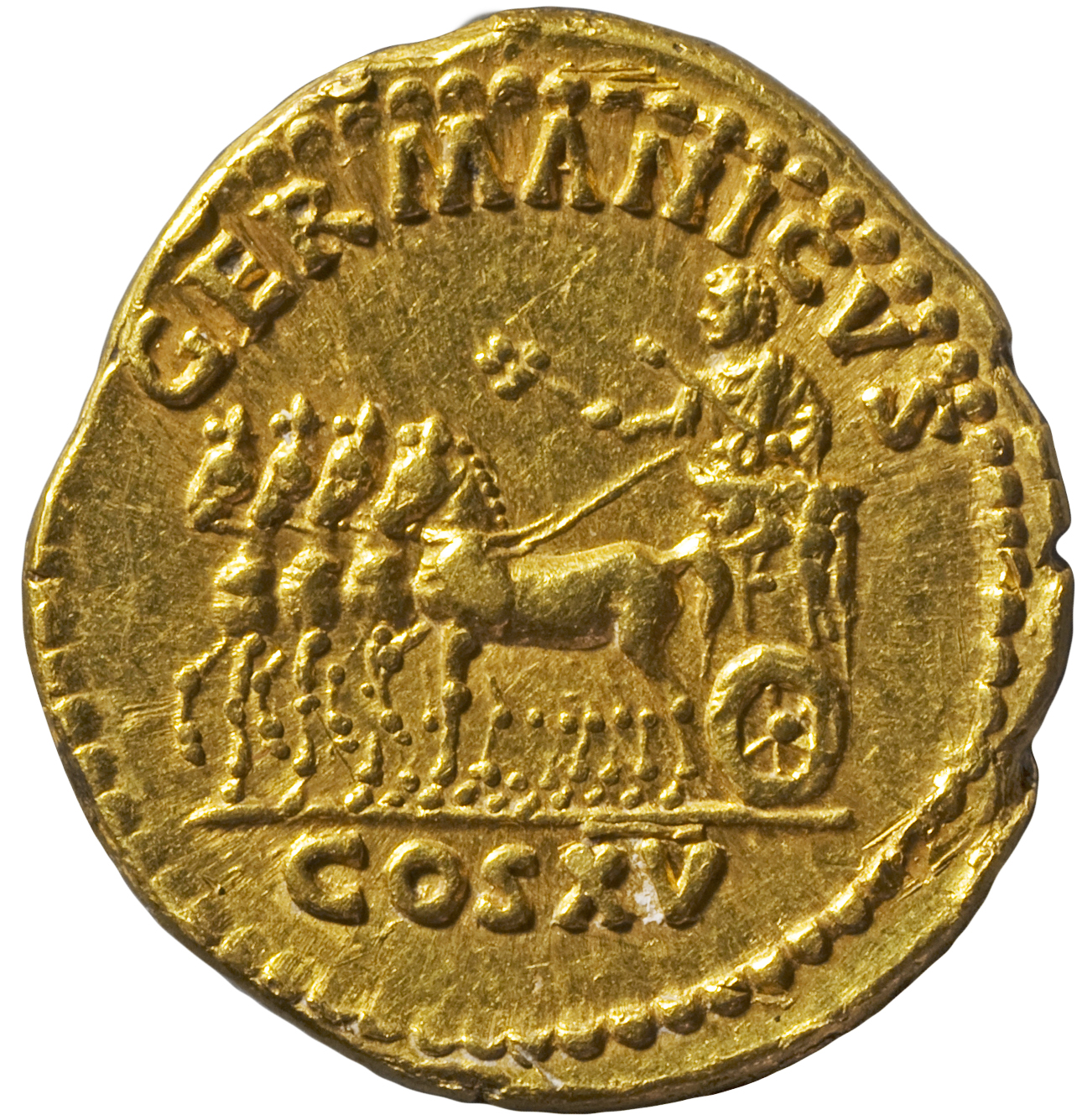 RIC II, Part 1 (second edition) Domitian 700 Domitian reverse, Domitian in triumphal quadriga left, holding branch and sce...