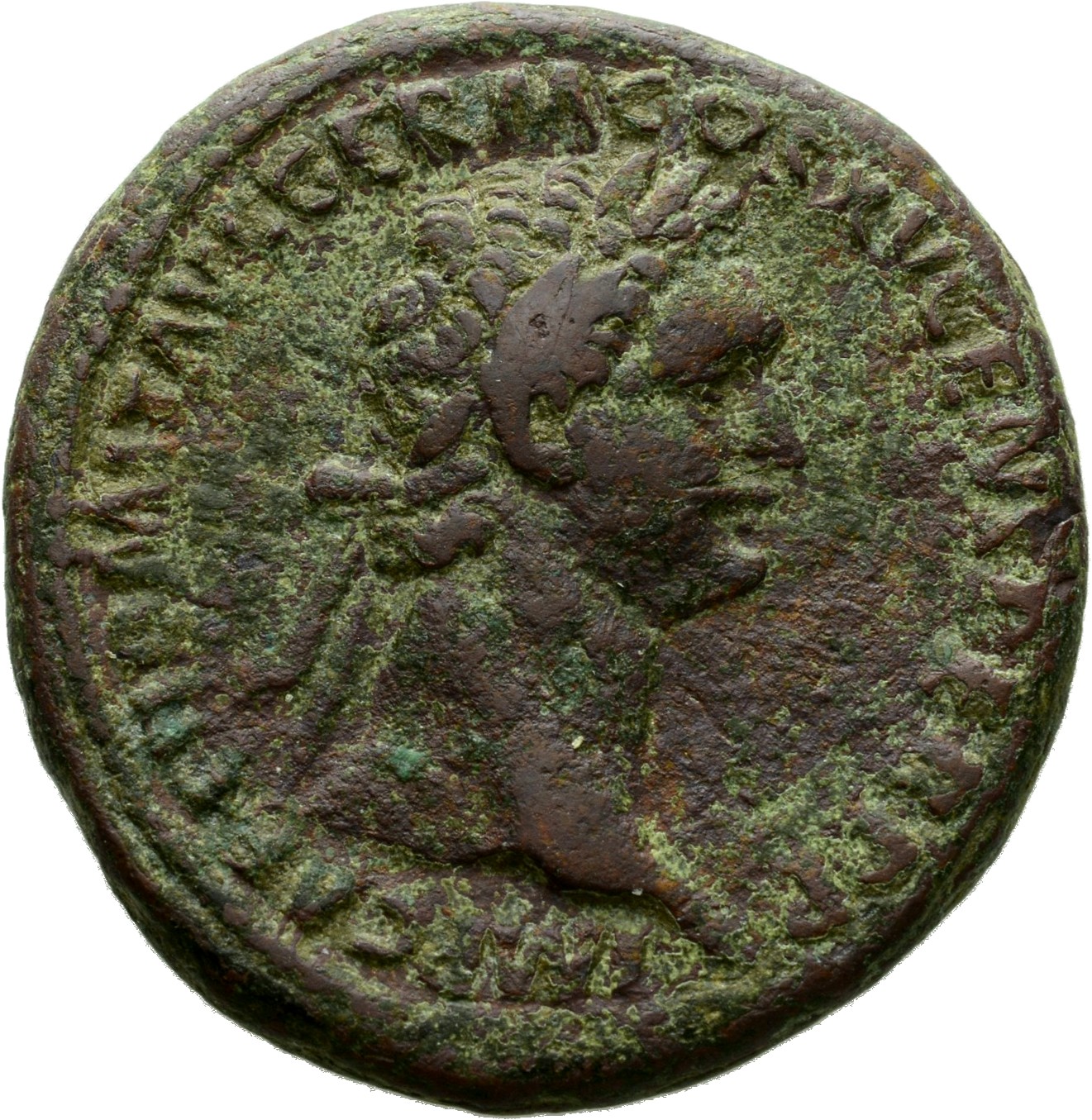 RIC II, Part 1 (second edition) Domitian 708 Domitian obverse, Head of Domitian, laureate, right