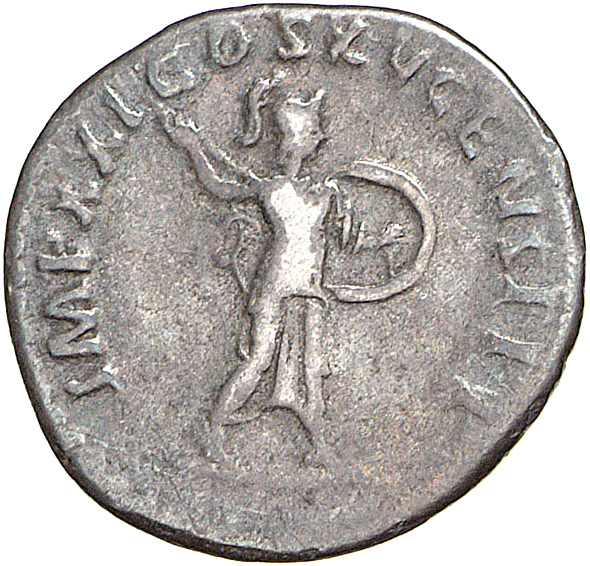 RIC II, Part 1 (second edition) Domitian 724 Domitian reverse, Minerva advancing right, holding spear and shield