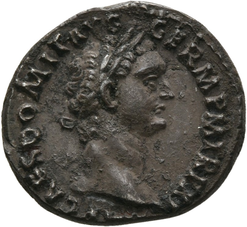 RIC II, Part 1 (second edition) Domitian 730 Domitian obverse, Head of Domitian, laureate, right