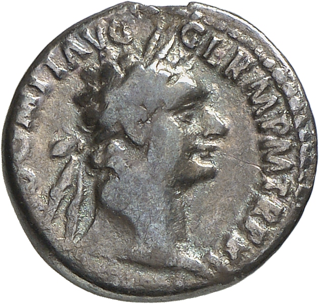 RIC II, Part 1 (second edition) Domitian 731 Domitian obverse, Head of Domitian, laureate, right