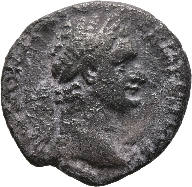 RIC II, Part 1 (second edition) Domitian 733 Domitian obverse, Head of Domitian, laureate, right