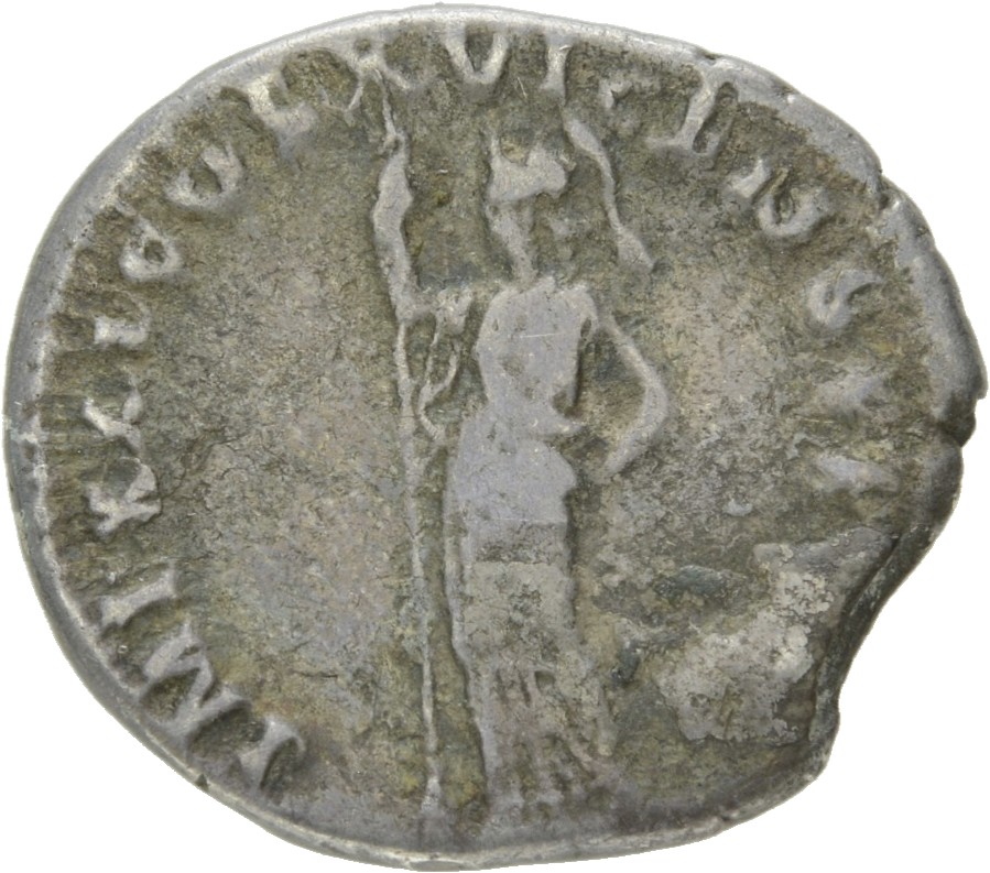 RIC II, Part 1 (second edition) Domitian 733 Domitian reverse, Minerva standing left, holding spear