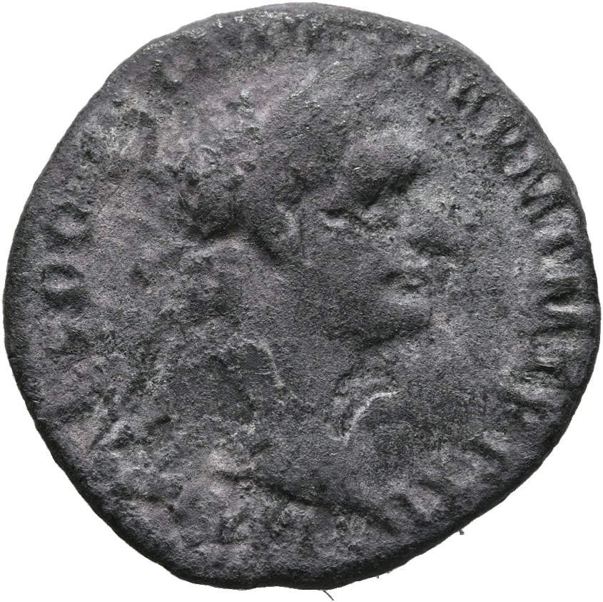 RIC II, Part 1 (second edition) Domitian 733 Domitian obverse, Head of Domitian, laureate, right