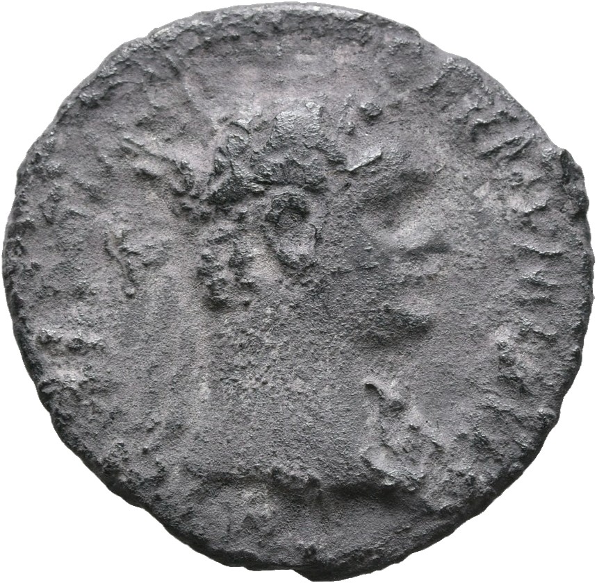 RIC II, Part 1 (second edition) Domitian 736 Domitian obverse, Head of Domitian, laureate, right