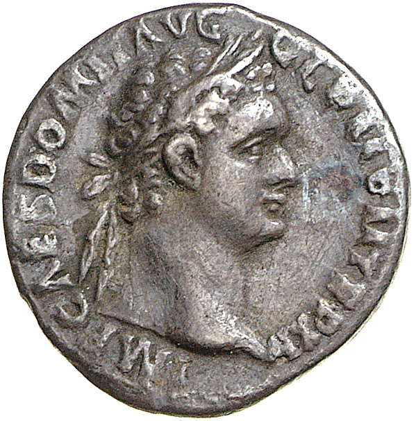 RIC II, Part 1 (second edition) Domitian 741 Domitian obverse, Head of Domitian, laureate, right