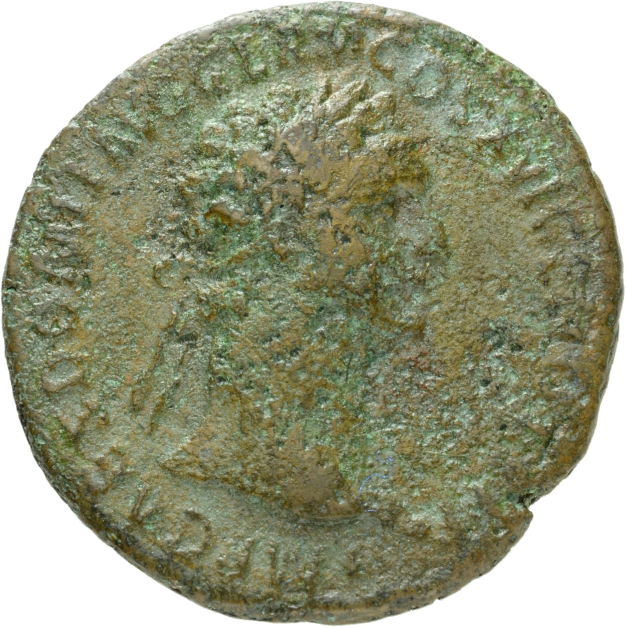 RIC II, Part 1 (second edition) Domitian 755 Domitian obverse, Head of Domitian, laureate, right