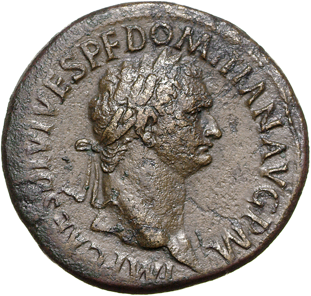 RIC II, Part 1 (second edition) Domitian 76 Domitian obverse, Head of Domitian, laureate, right