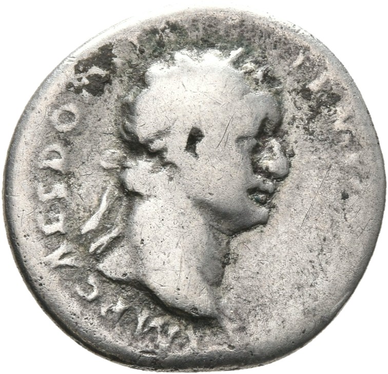 RIC II, Part 1 (second edition) Domitian 761 Domitian obverse, Head of Domitian, laureate, right