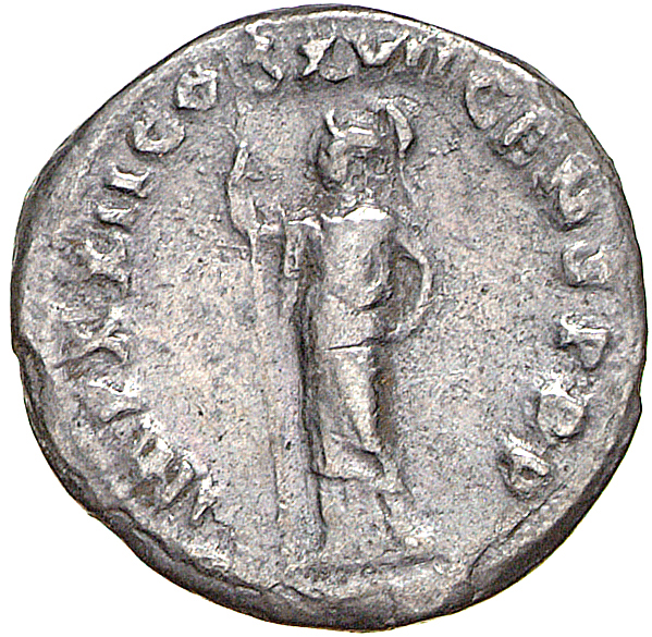 RIC II, Part 1 (second edition) Domitian 773 Domitian reverse, Minerva standing left, holding spear