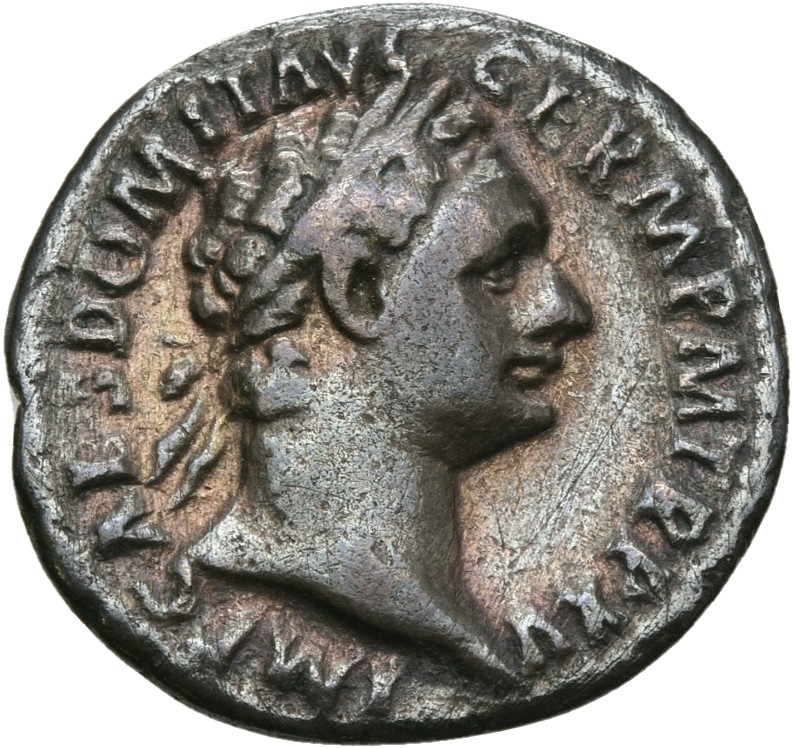 RIC II, Part 1 (second edition) Domitian 788 Domitian obverse, Head of Domitian, laureate, right