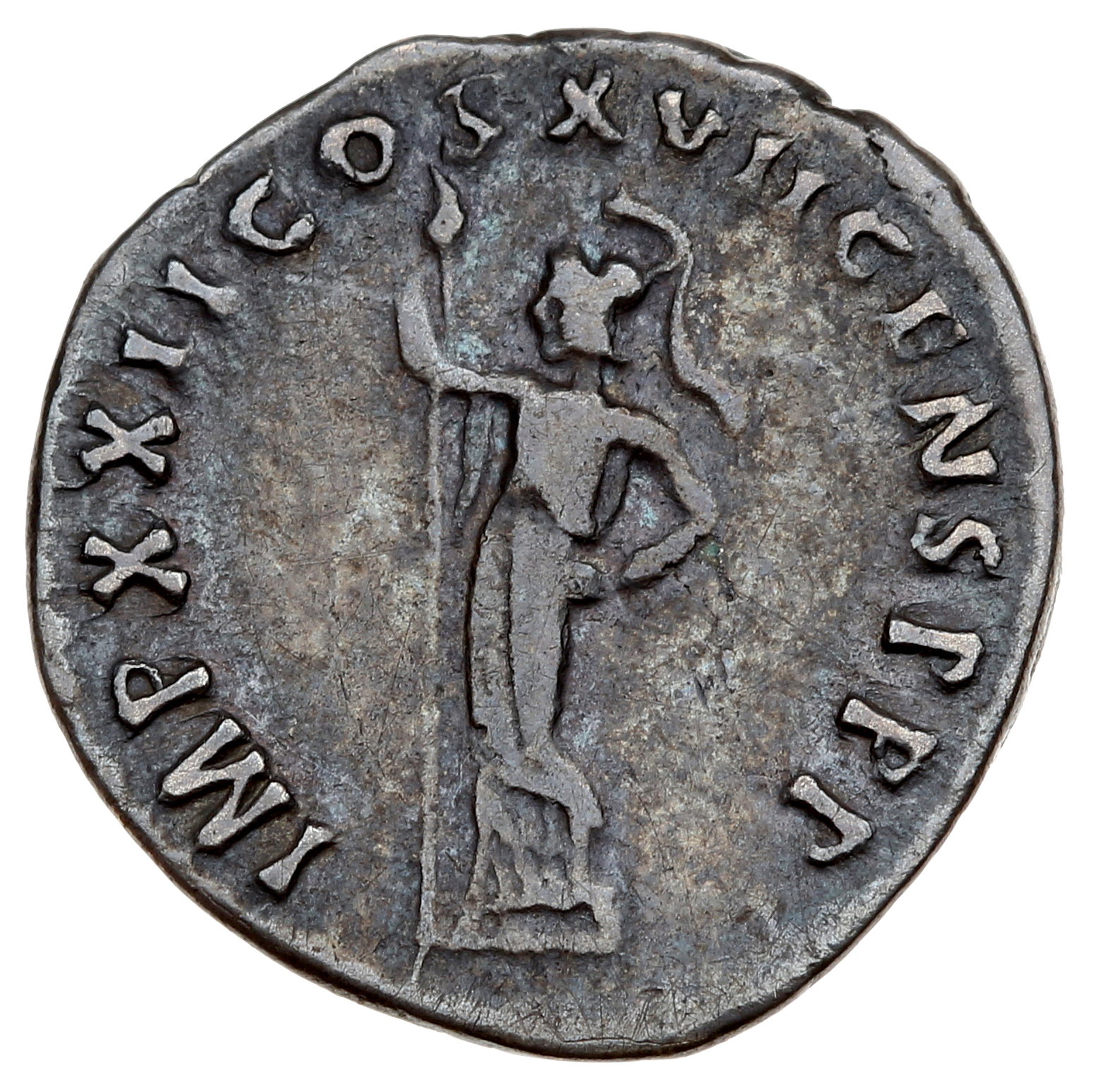 RIC II, Part 1 (second edition) Domitian 790 Domitian reverse, Minerva standing left, holding spear
