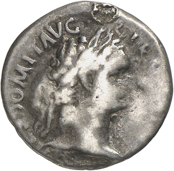 RIC II, Part 1 (second edition) Domitian 791 Domitian obverse, Head of Domitian, laureate, right