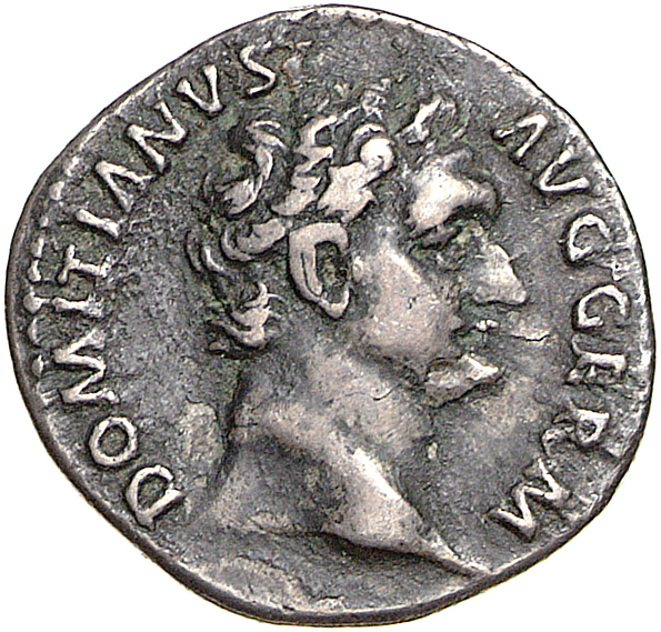 RIC II, Part 1 (second edition) Domitian 812 Domitian obverse, Head of Domitian, bare, right