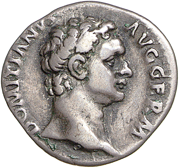 RIC II, Part 1 (second edition) Domitian 816 Domitian obverse, Head of Domitian, bare, right