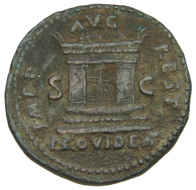 RIC II, Part 1 (second edition) Domitian 823 Domitian reverse, Altar