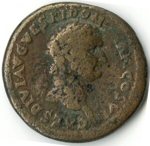 RIC II, Part 1 (second edition) Domitian 834 Domitian obverse, Head of Domitian, laureate, right