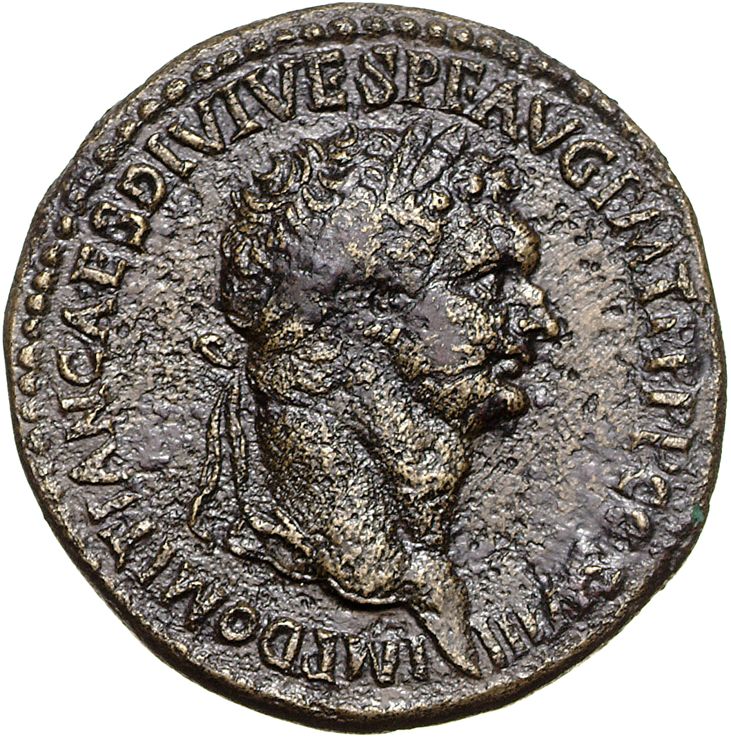 RIC II, Part 1 (second edition) Domitian 837 Domitian obverse, Head of Domitian, laureate, right