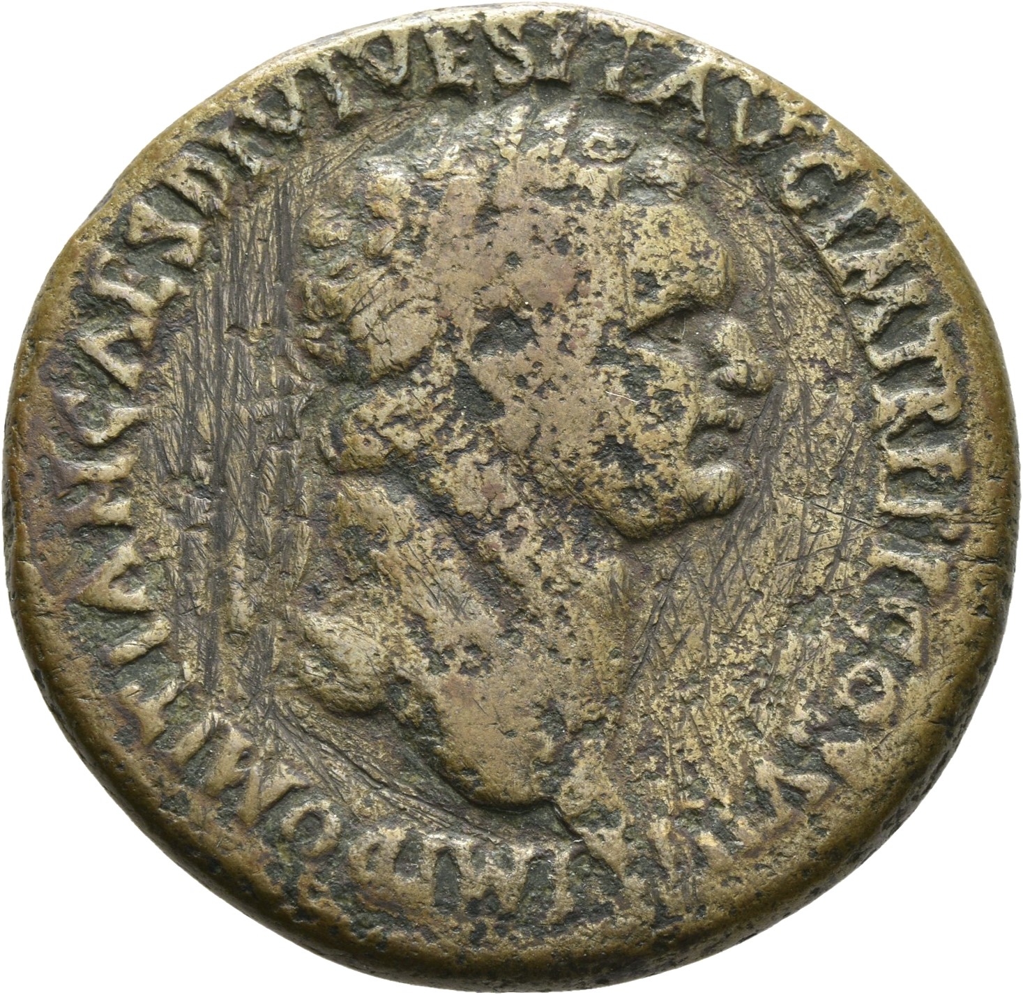 RIC II, Part 1 (second edition) Domitian 838 Domitian obverse, Head of Domitian, laureate, right